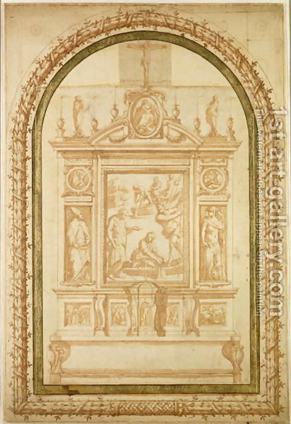 Джорджо Вазари - Святого Петра Рыбалка, исследования для Алтаря Вазари в Ареццо Семья, 1563
