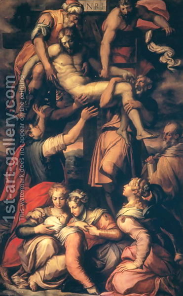 Джорджо Вазари - Нанесение Христа, c.1550