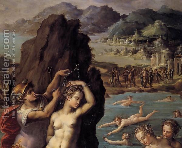 Джорджо Вазари - Персей и Андромеда (деталь) 1570-72