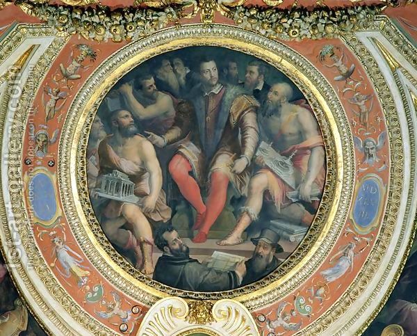 Джорджо Вазари - Козимо I и его художников, из Сала ди Козимо I